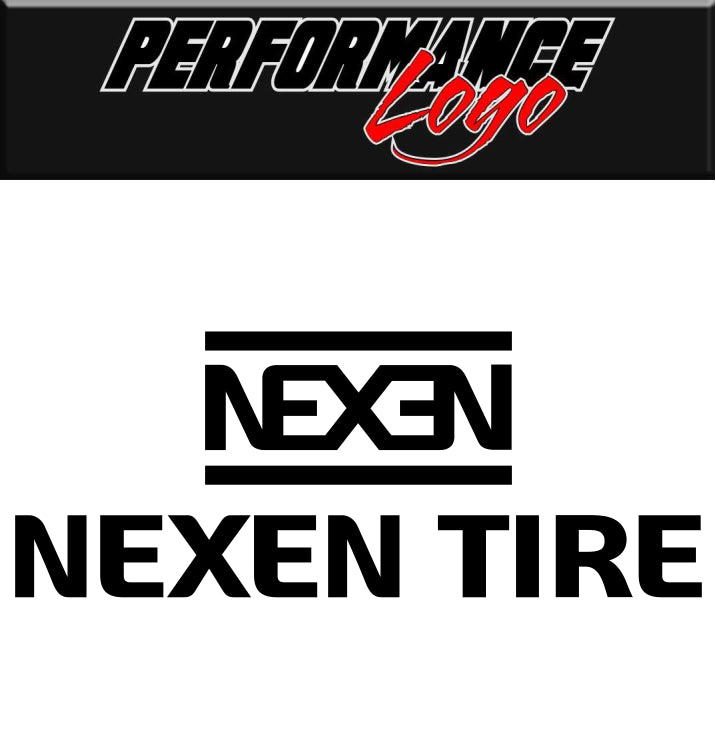 Nexen Tire decal, performance decal, sticker
