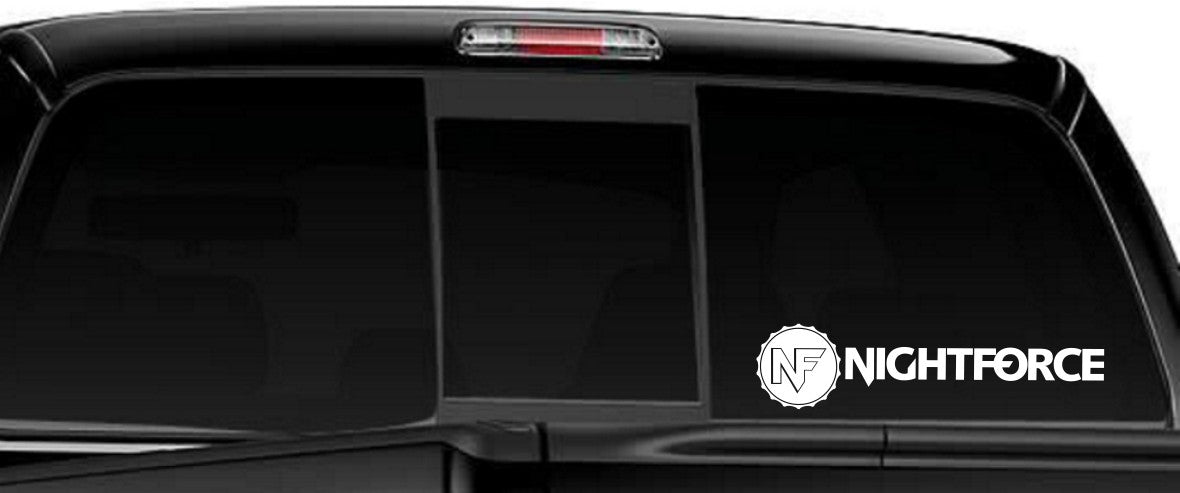 Nightforce Optics decal, sticker, car decal