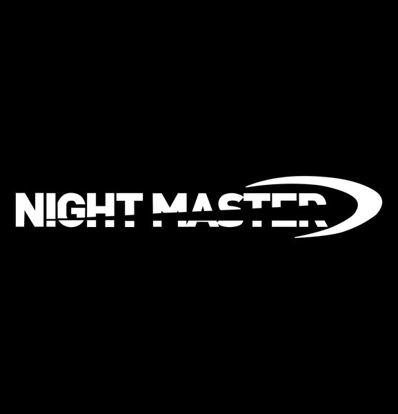 Night Master decal, fishing hunting car decal sticker