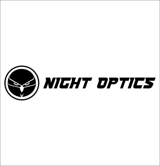 Night Optics decal, fishing hunting car decal sticker