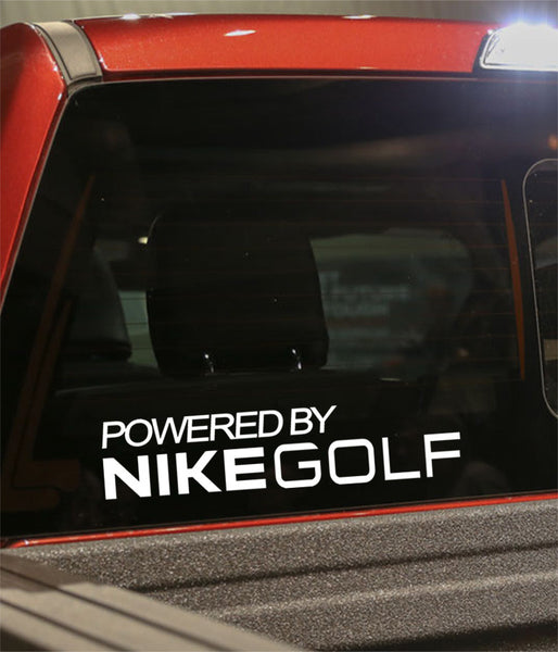 powered by nike golf decal - North 49 Decals