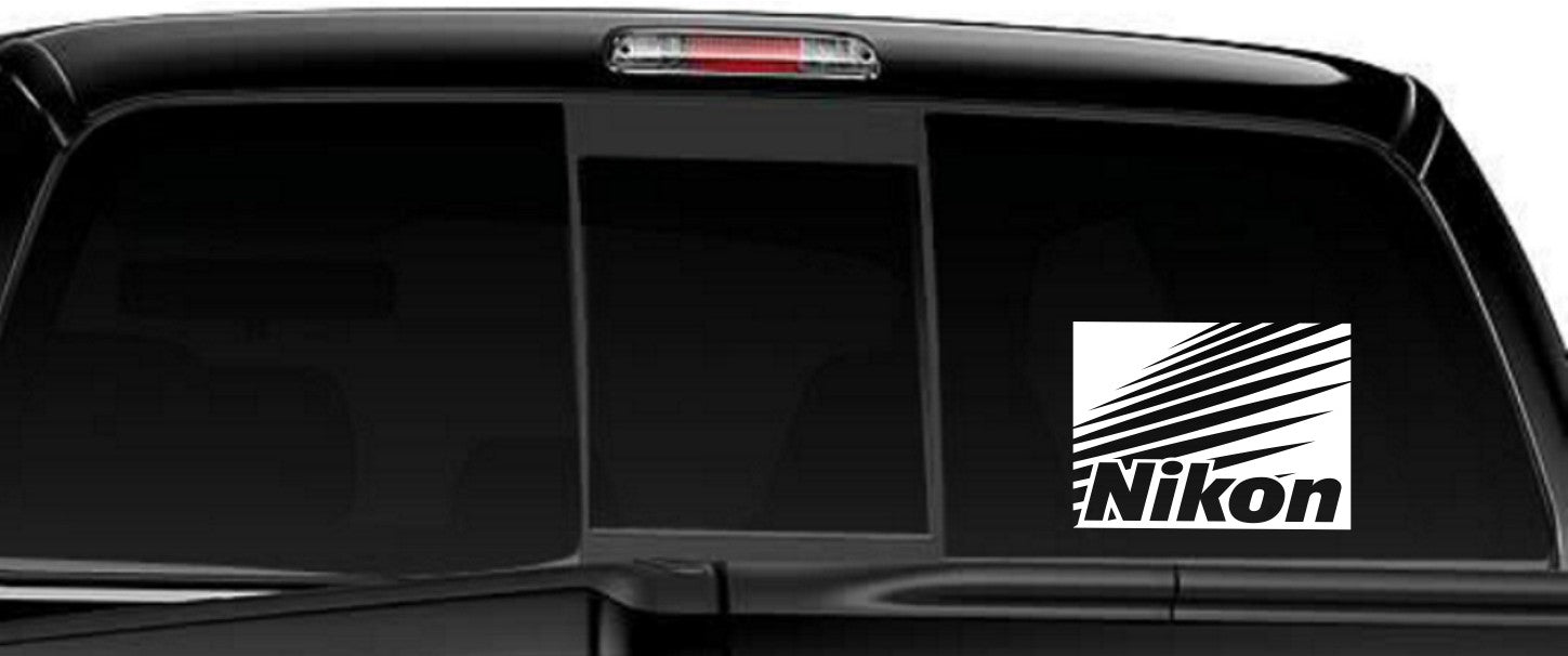 Nikon decal, sticker, car decal