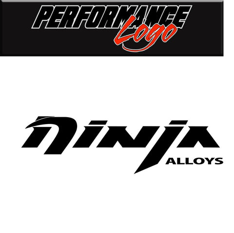 Ninja Wheels decal, performance car decal sticker