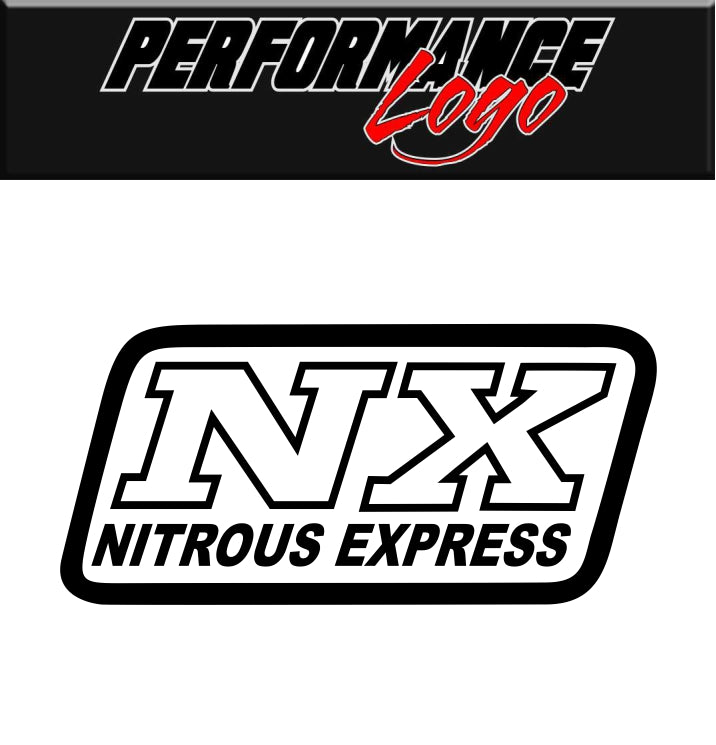 Nitrous Express decal, performance decal, sticker