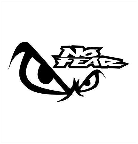 no fear decal, car decal sticker