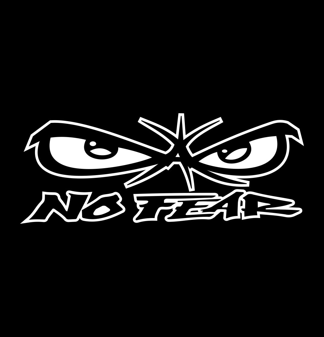 no fear decal, car decal sticker