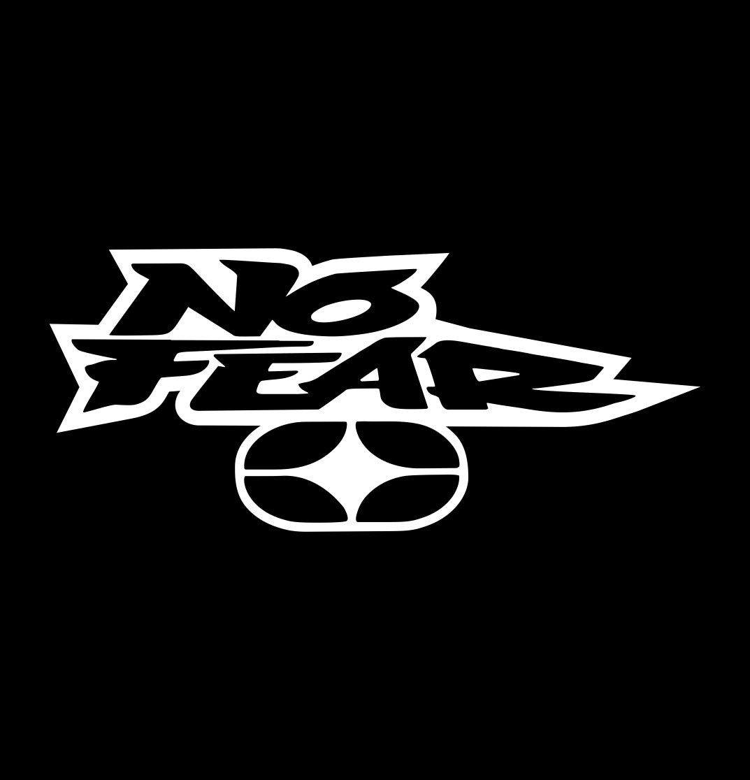 no fear decal, car decal sticker