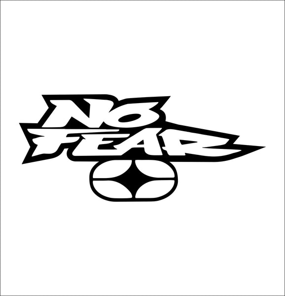 no fear decal, car decal sticker