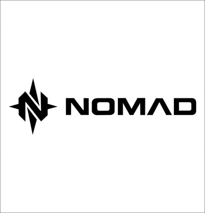 nomad outdoor decal, sticker, hunting fishing decal, car sticker