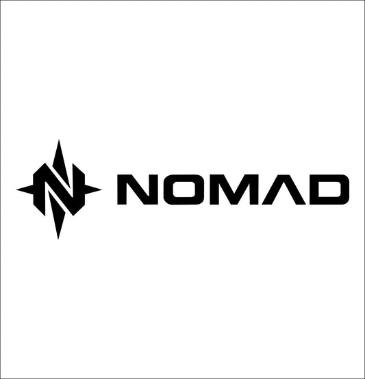 nomad outdoor decal, sticker, hunting fishing decal, car sticker