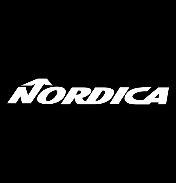 Nordica decal, ski snowboard decal, car decal sticker