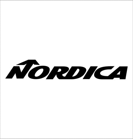 Nordica decal, ski snowboard decal, car decal sticker