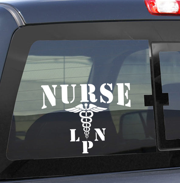 Nurse lpn nurse decal - North 49 Decals