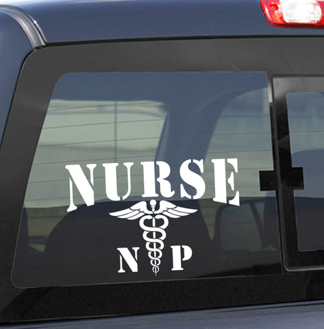 Nurse np nurse decal - North 49 Decals