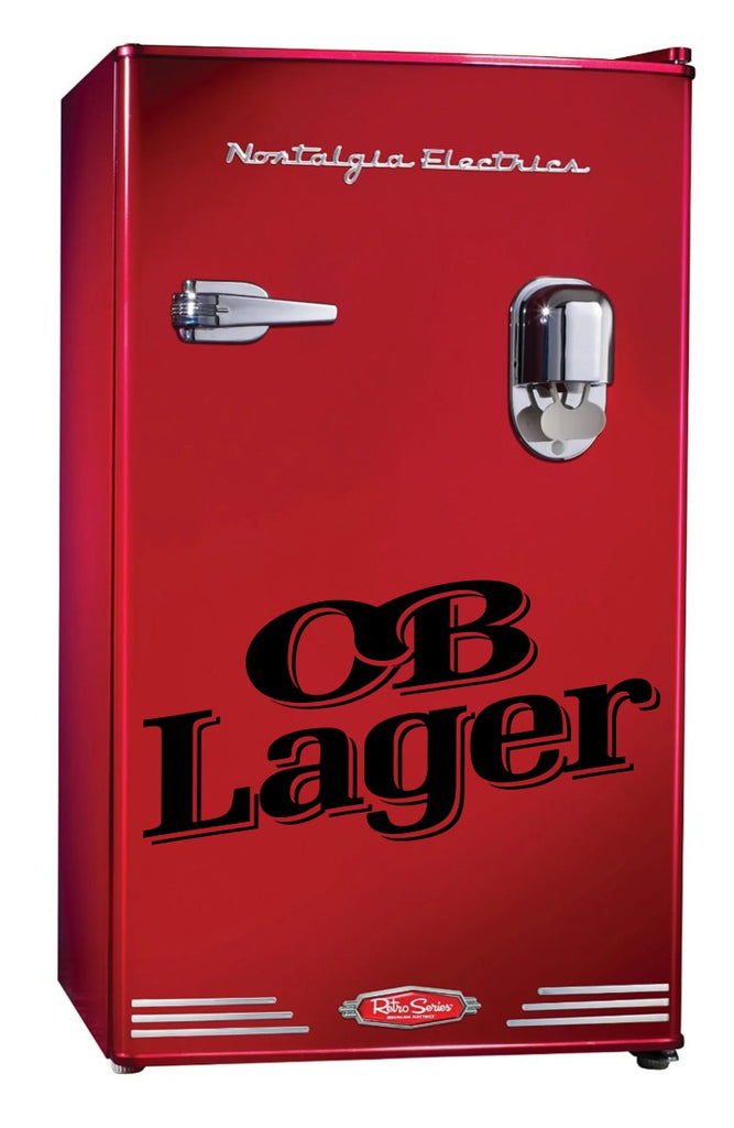 OB Lager decal, beer decal, car decal sticker