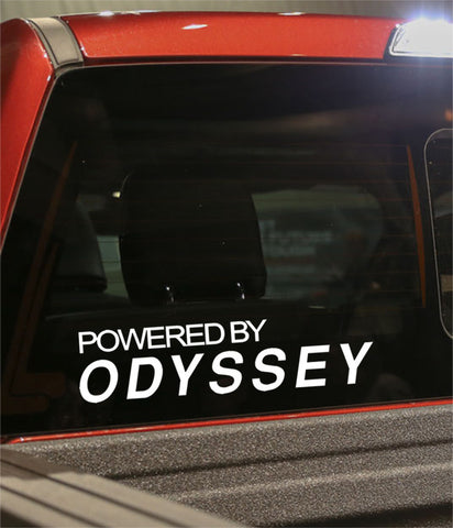 powered by odyssey golf decal - North 49 Decals