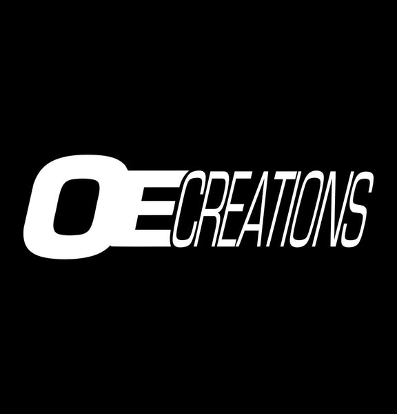OE Creations decal, performance car decal sticker