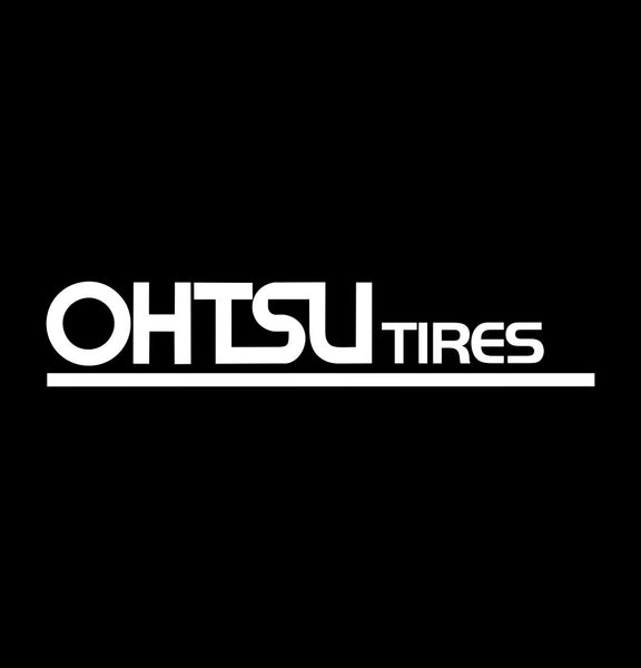 OHTSU Tire decal, performance car decal sticker