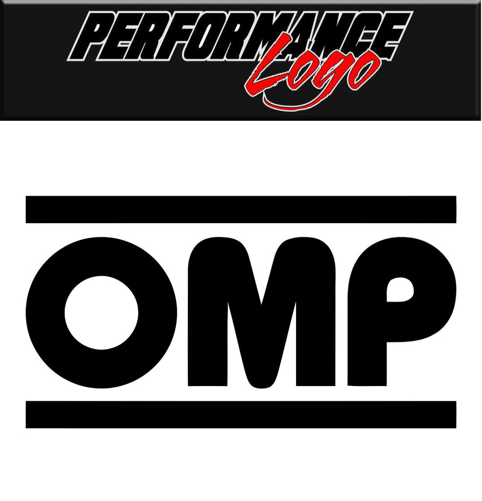 OMP decal, performance decal, sticker