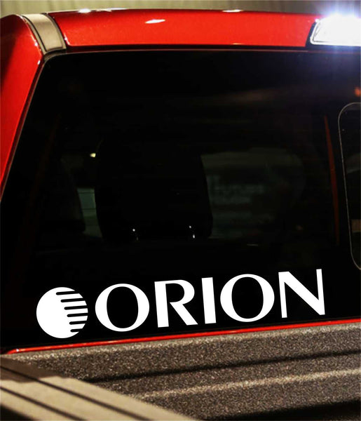 Orion decal, sticker, audio decal