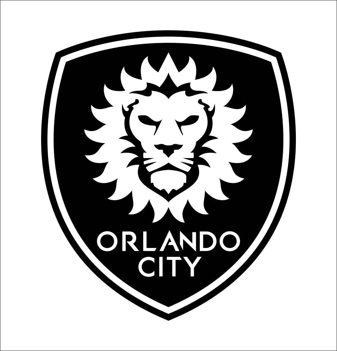 Orlando City SC decal, car decal sticker