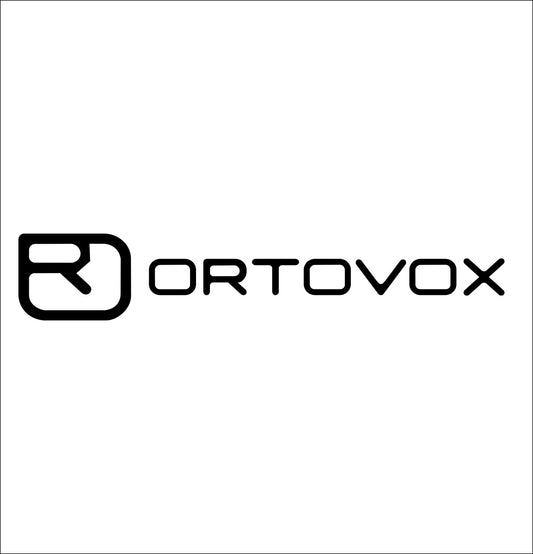 Ortovox decal, ski snowboard decal, car decal sticker
