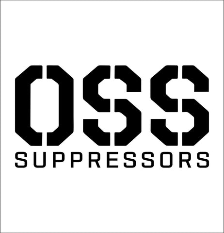 OSS Suppressors decal, firearm decal, car decal sticker
