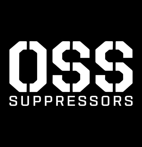 OSS Suppressors decal, firearm decal, car decal sticker