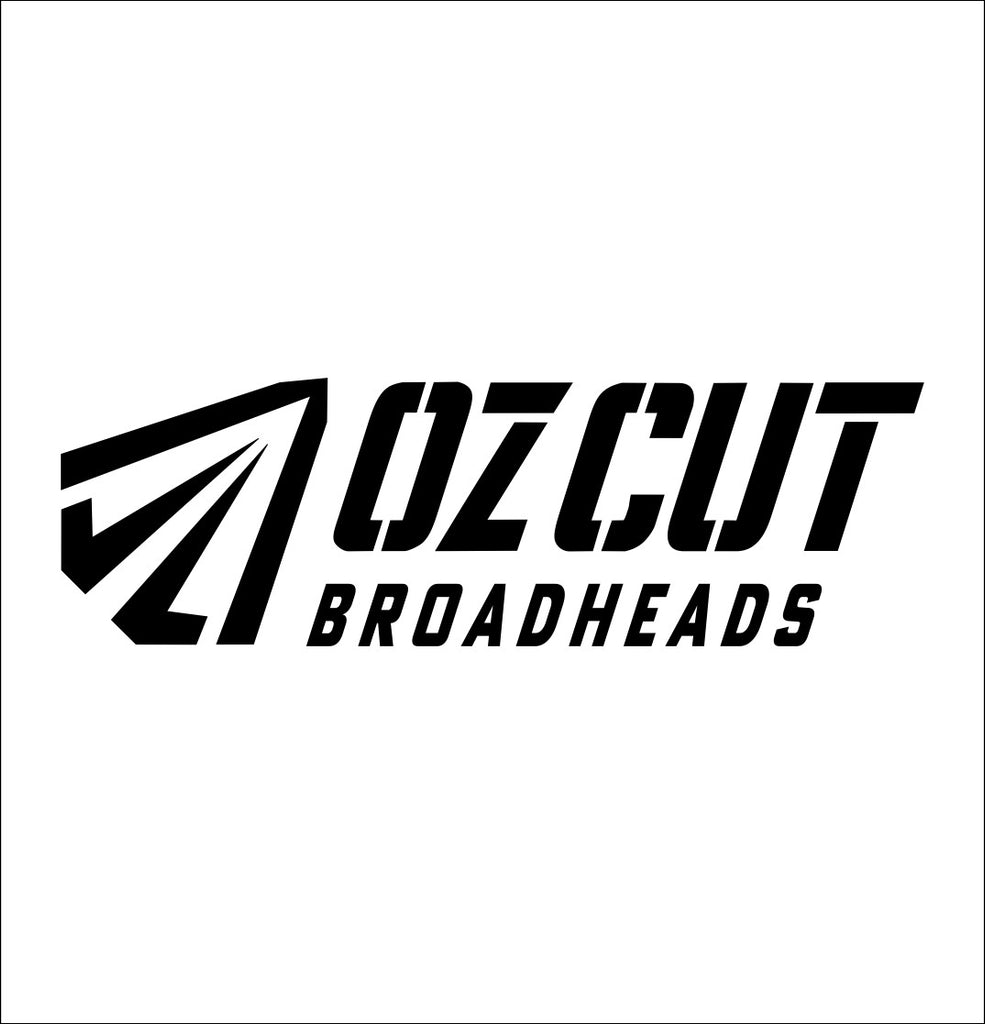 Oz Cut Crossbows decal, fishing hunting car decal sticker