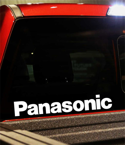 Panasonic decal, sticker, audio decal