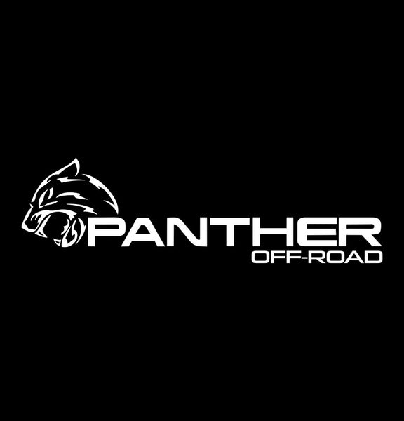 Panther Off Road decal, performance car decal sticker
