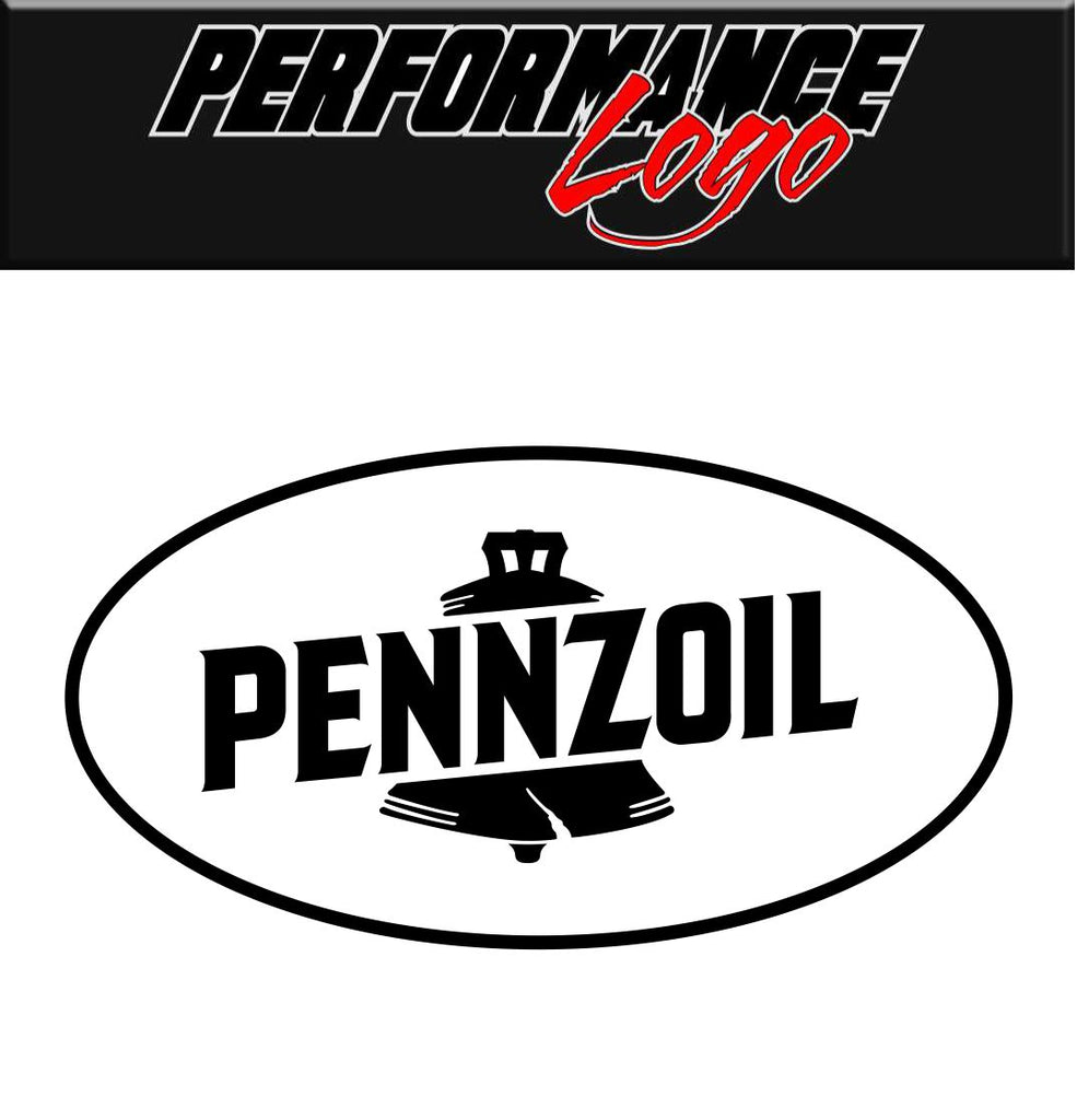 Pennzoil decal, performance decal, sticker