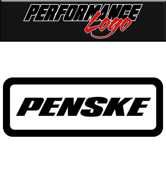 Penske decal, performance decal, sticker