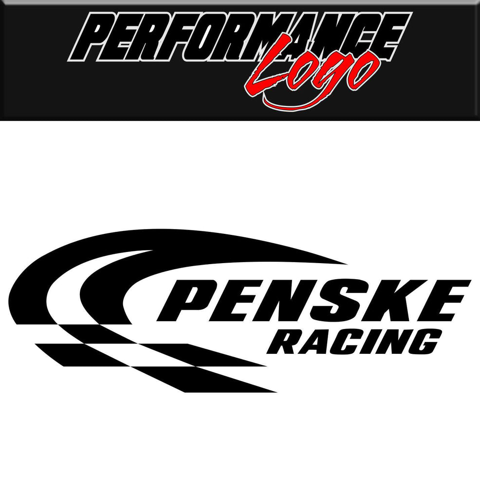 Penske Racing decal, performance decal, sticker