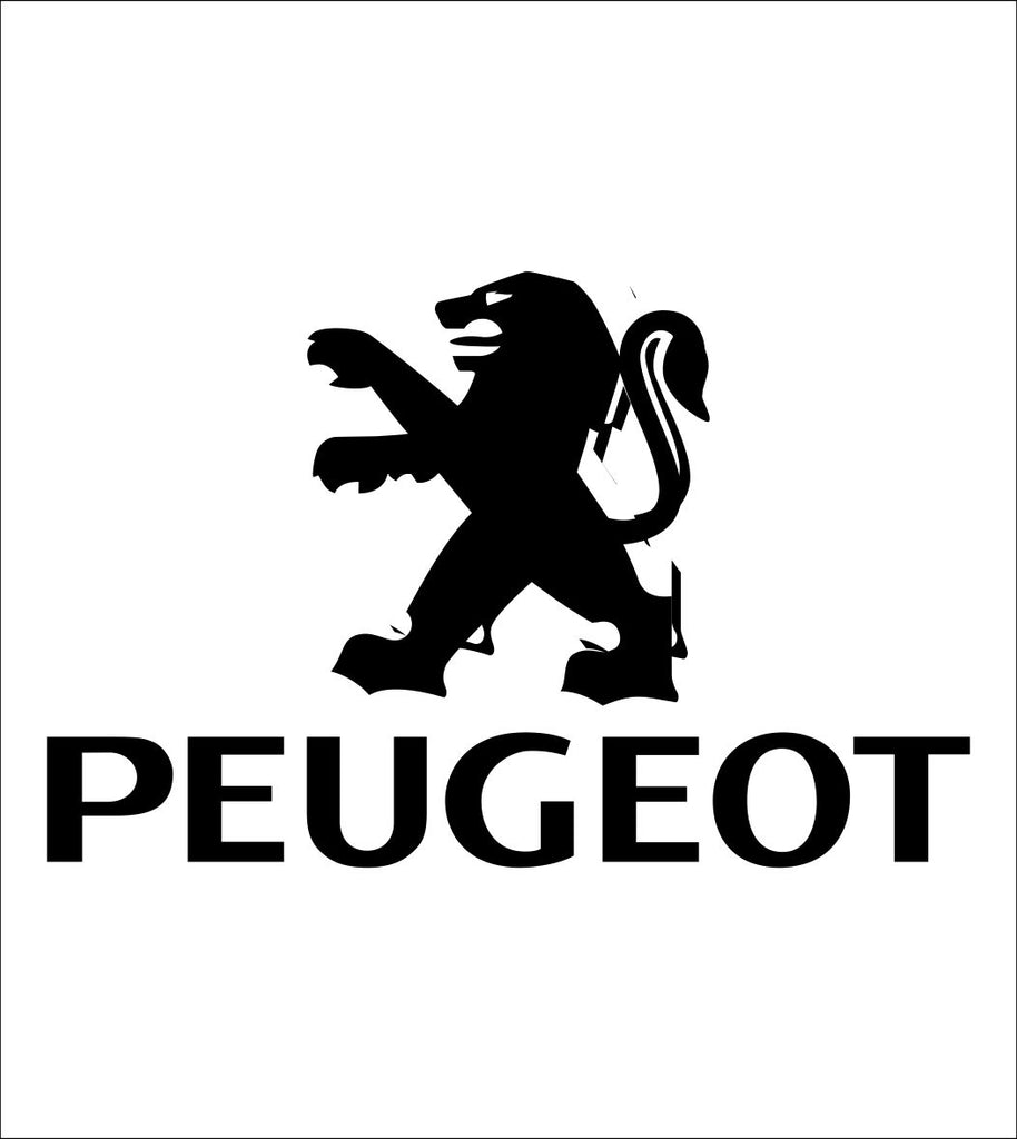 Peugeot decal, sticker, car decal