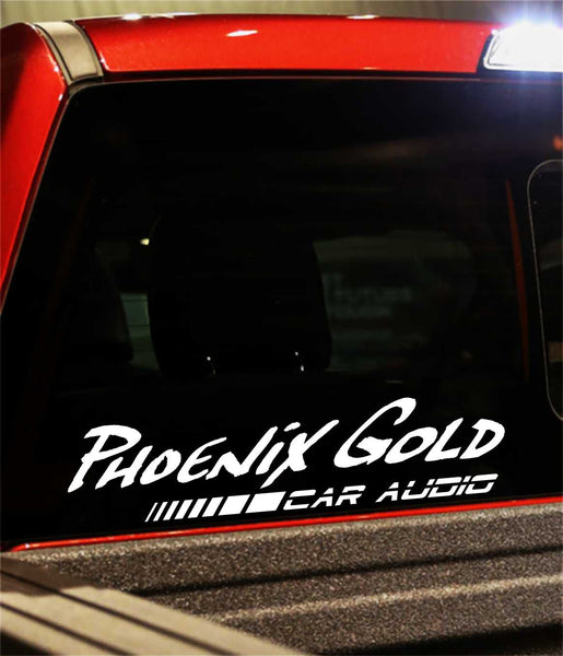 Phoenix Gold decal, sticker, audio decal