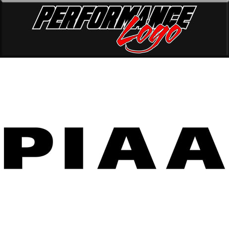 PIAA decal, performance decal, sticker