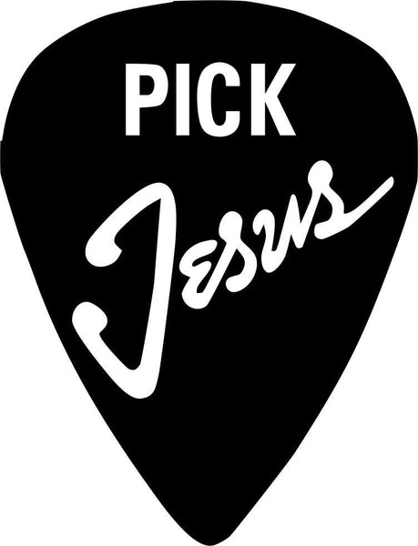 pick jesus religious decal - North 49 Decals