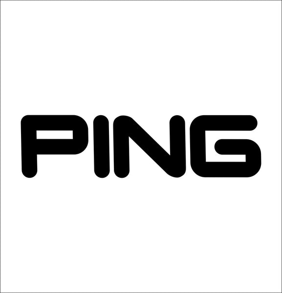 Ping decal, golf decal, car decal sticker