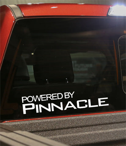 powered by pinnacle golf decal - North 49 Decals