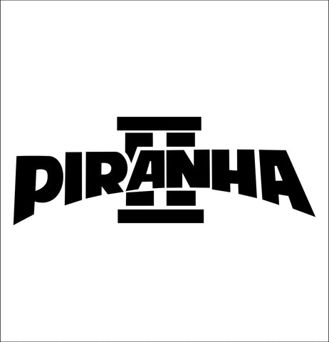 Piranha II decal, darts decal, car decal sticker