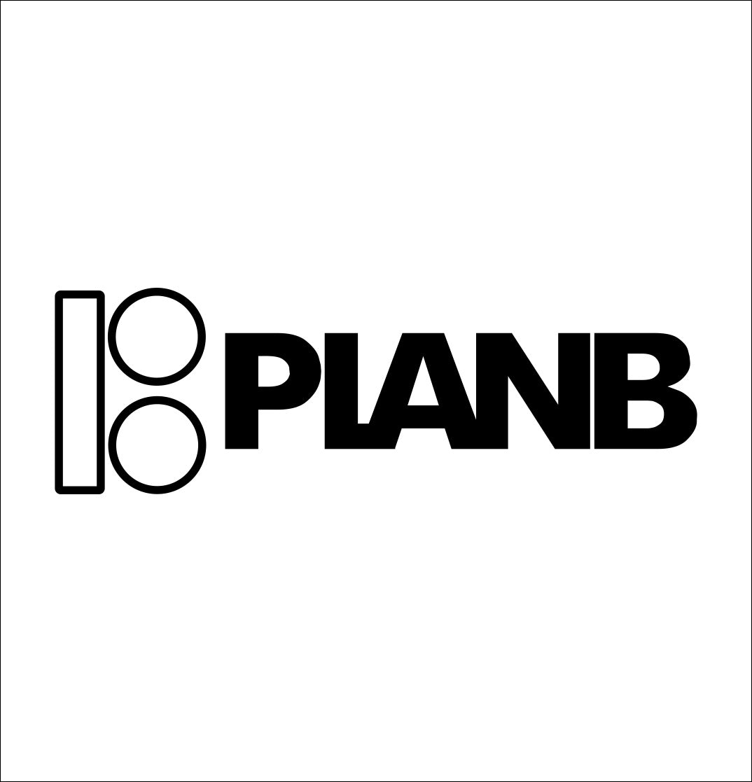 Plan B Skateboards decal, skateboarding decal, car decal sticker