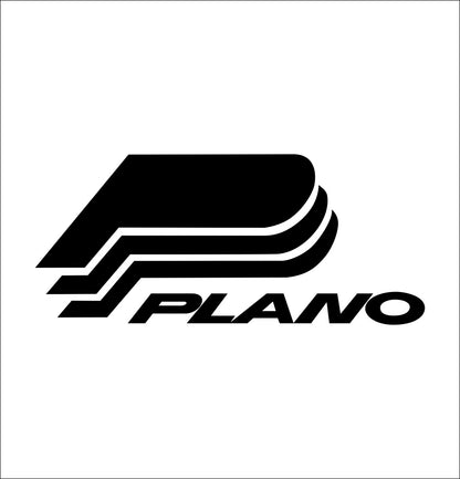 plano decal, sticker, hunting fishing decal, car sticker