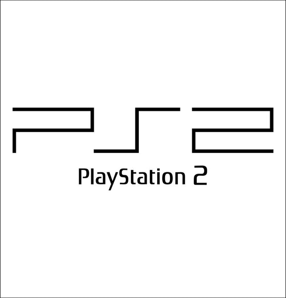 PlayStation PS2 decal, video game decal, sticker, car decal