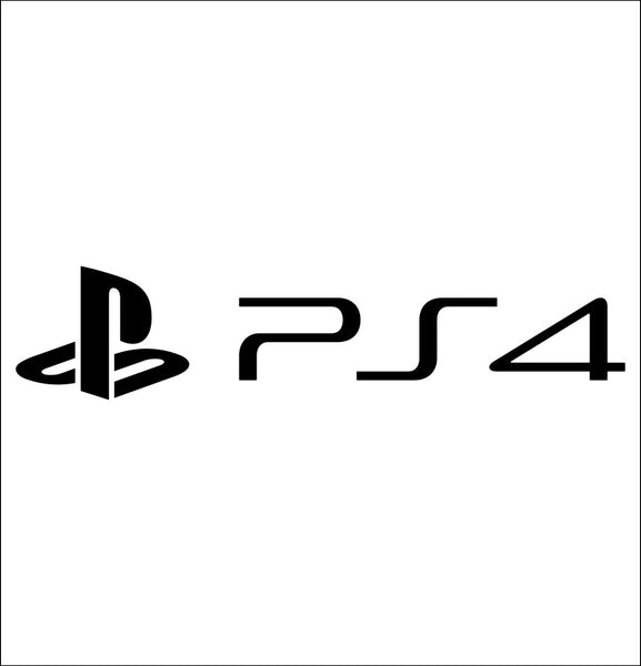 PlayStation PS4 decal, video game decal, sticker, car decal