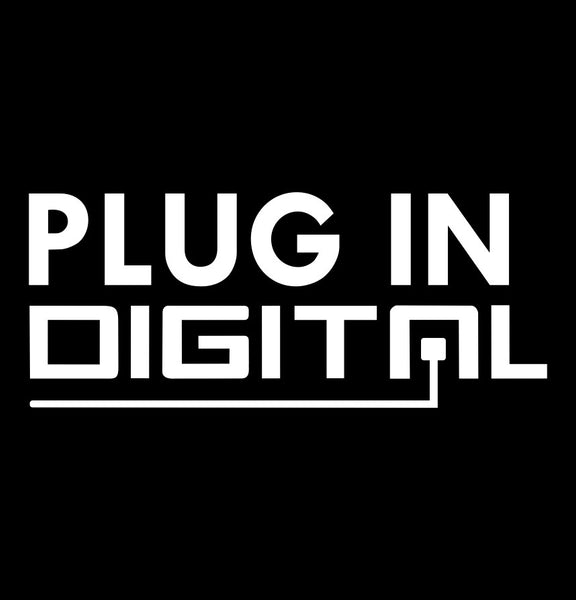 Plug In Digital decal, video game decal, sticker, car decal
