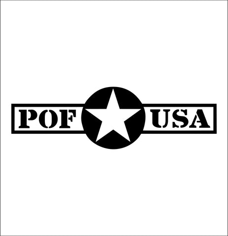 POF USA decal, firearm decal, car decal sticker