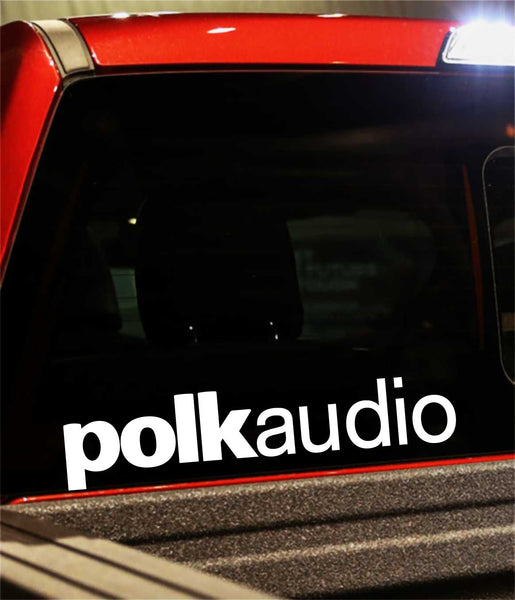 Polk Audio decal, sticker, audio decal