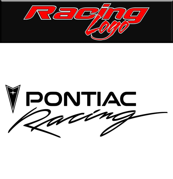 Pontiac Racing decal, sticker, racing decal