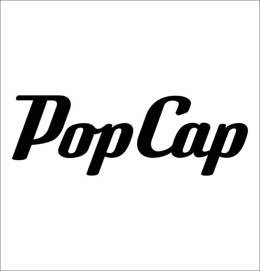 Pop Cap Games decal, video game decal, sticker, car decal